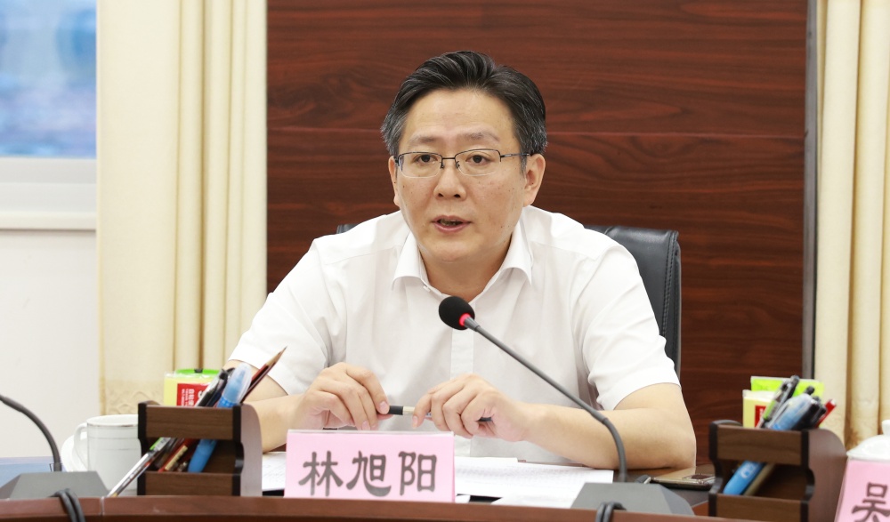 林旭阳代市长到市局调研指导工作